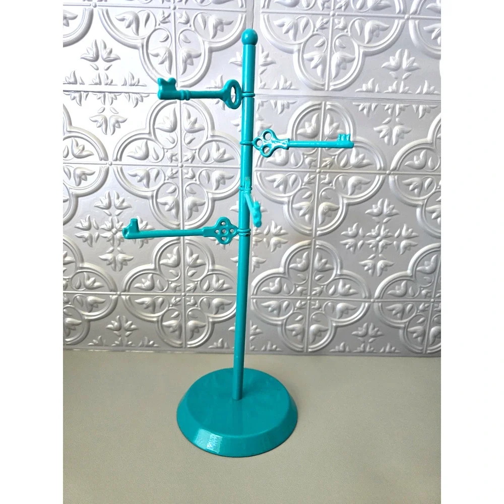 Jewelry Display Stand Turquoise Keys Necklace Bracelets